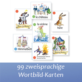99 Märchenkarten zum Ausschneiden Deutsch-Französisch