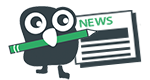 Newsletter-Bild: Eule mit News
