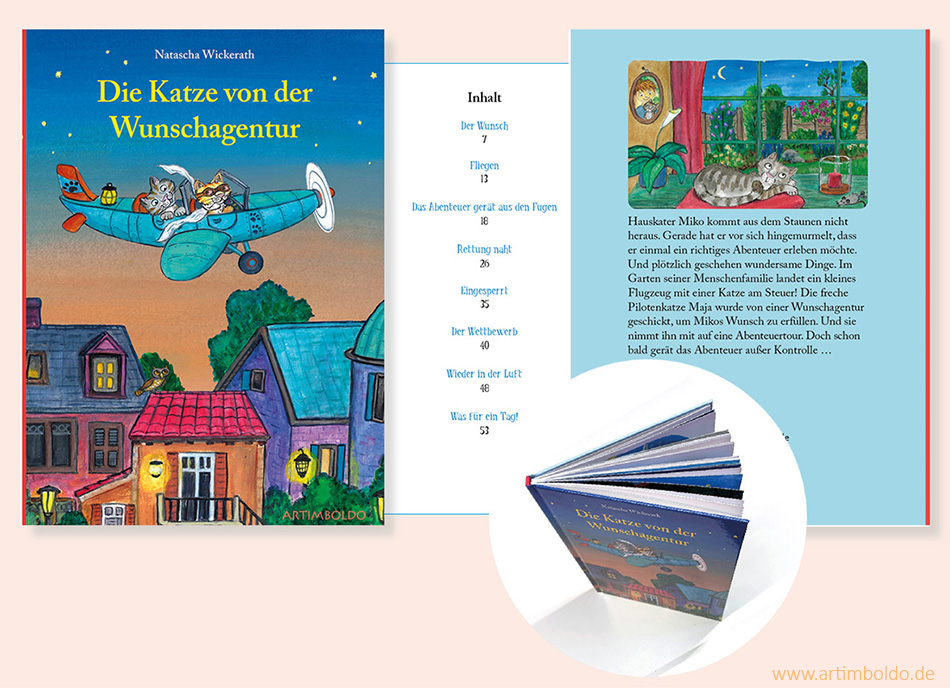 Buch Die Katze von der Wunschagentur_Fotos