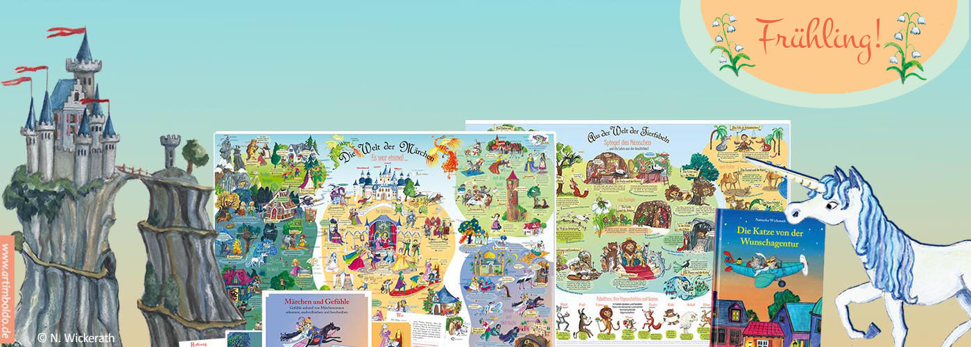 Lernposter, Bücher, Karten für zu Hause, Schule oder als Geschenkidee