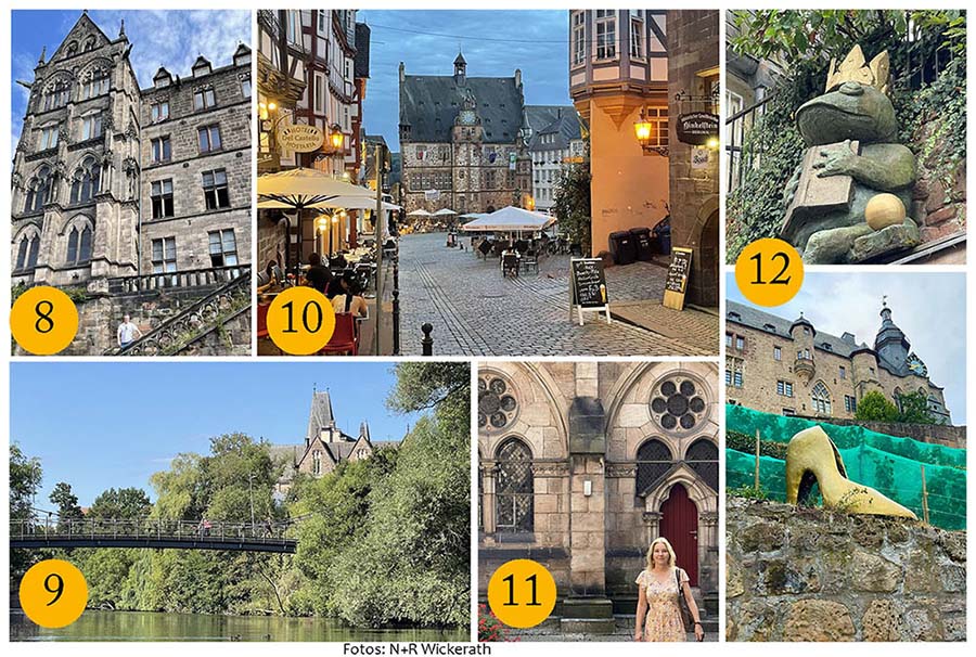 Impressionen aus Marburg, Altstadt, Grimm-Pfad